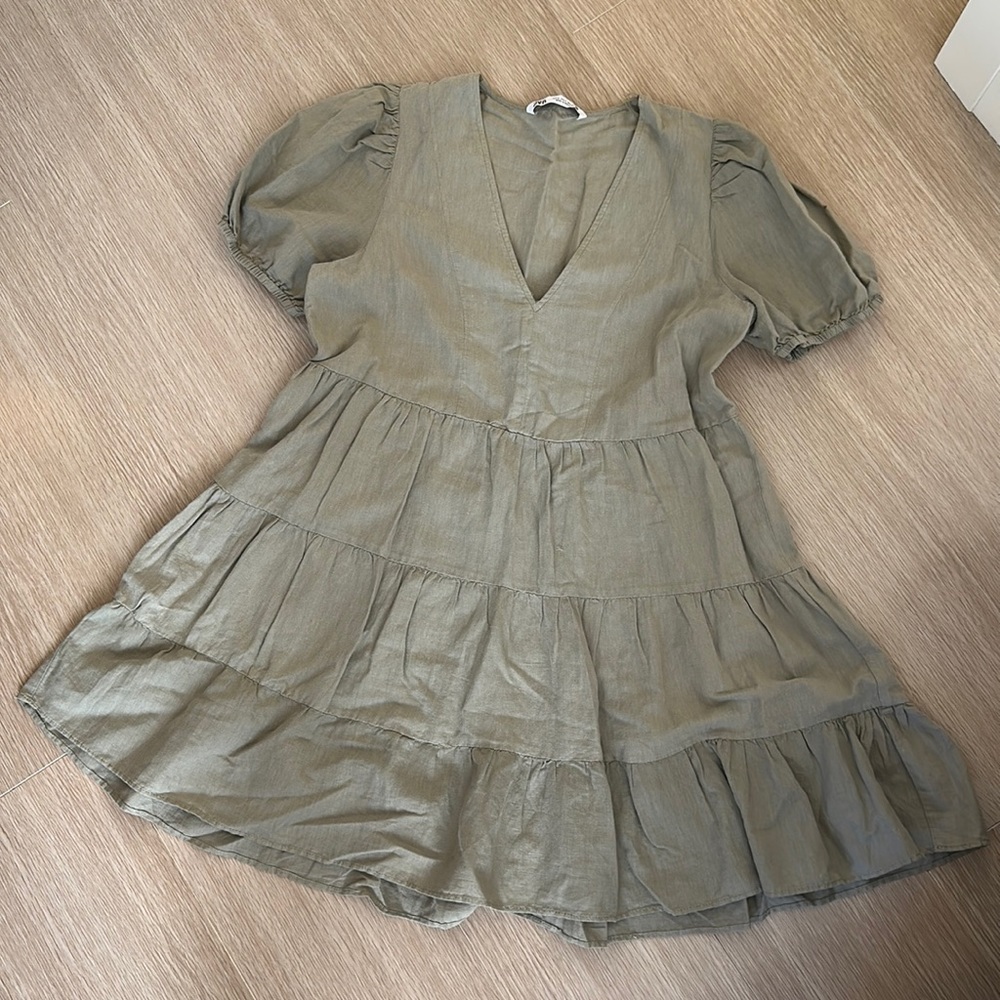ZARA linen dress